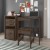 Mesa Dobrável Multifuncional com Cadeira e Gavetas Chocolate - Framar Móveis