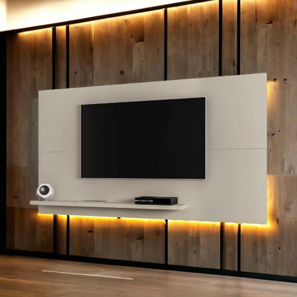 Painel para TVs 50" Chanel Off White Bechara